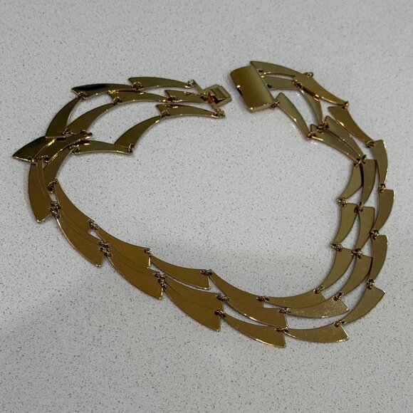 Art Deco Style 60s Choker Necklace - Picture 3 of 7